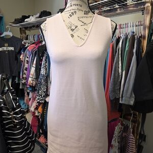 Asos Sleeveless Pink Striped Dress